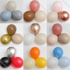 5/10/12inch DIY Boho Balloons Garland Arch Kit Matte Pastel Metal Retro Latex Balloons Garland Arch Kit DIY Custom Balloon Garland Arch Kit