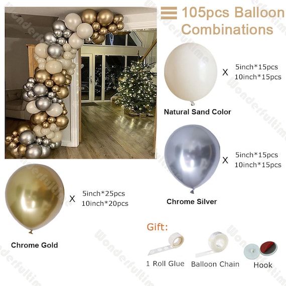1,5m Metalen Ballonnenboog Kit - Ronde DIY Boog Voor Feesten En Bruiloften