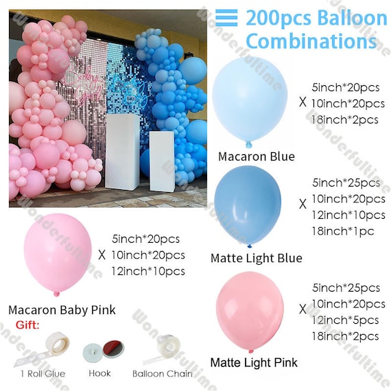 Gender Reveal Party Decorazione, Baby Gender Reveal Party Decorazione Set,  Girl Or Boy Ballon Insieme a