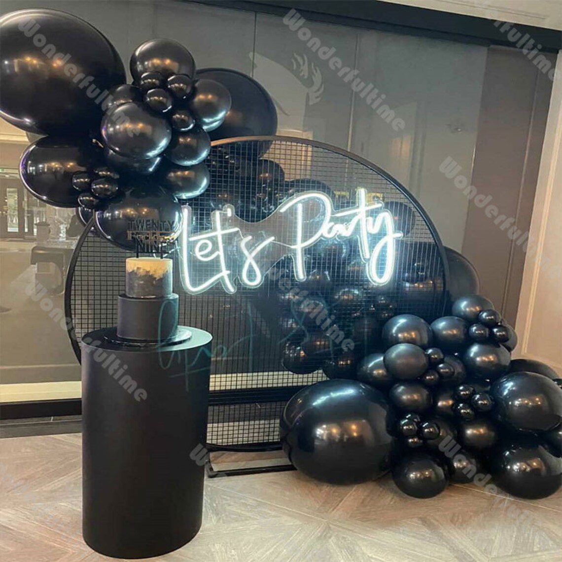 94pcs Matte Black Balloon Garland ArchWeddingBaby Etsy