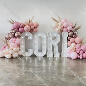 145pcs Doubled Pink Balloon Arch Kit Bridal Shower Decoration Doubled Cream Peach Rose Gold Balloon Garland Birthday Party Wedding Decor