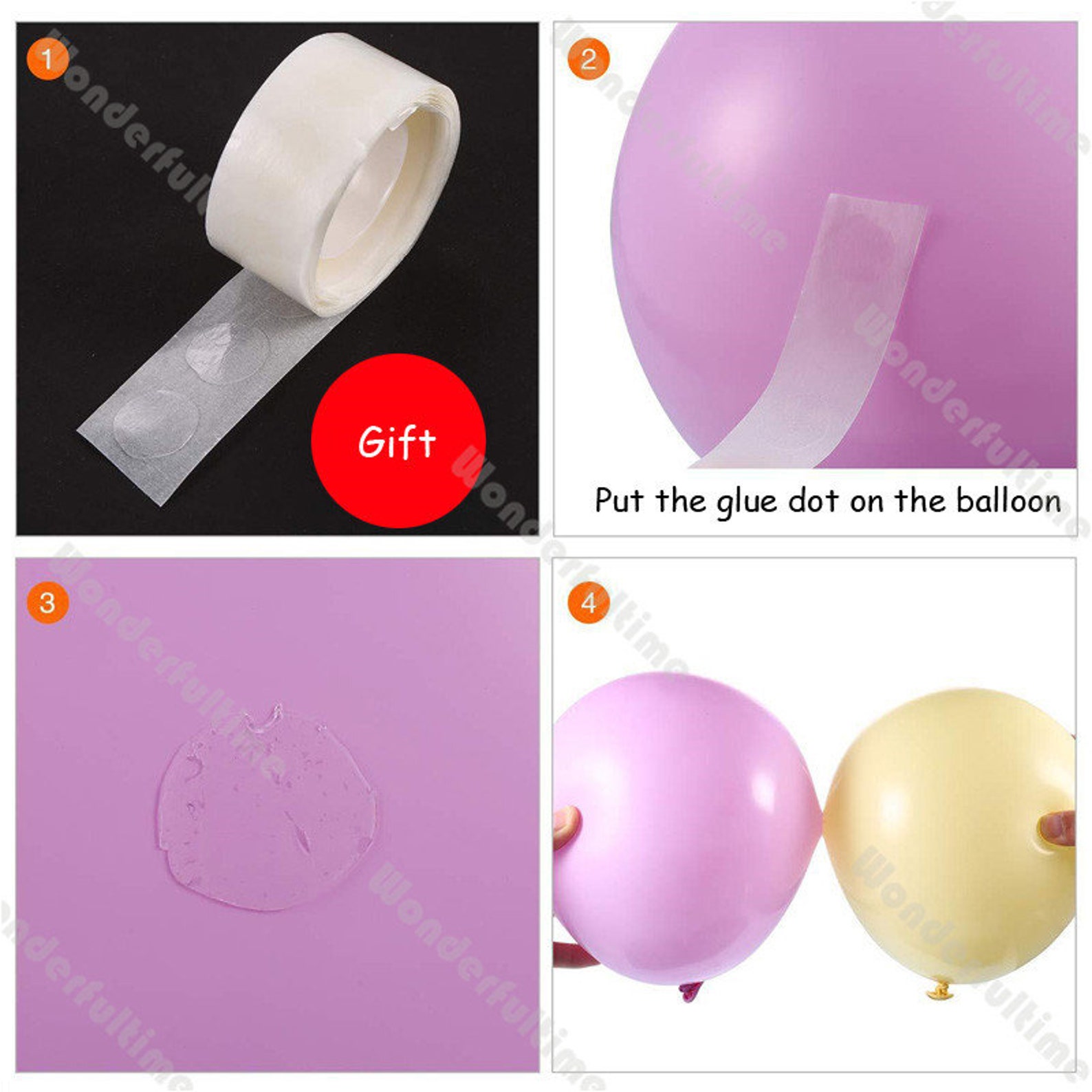 145pcs Matte White Chrome Gold Balloons Garland Arch Kit Wedding ...