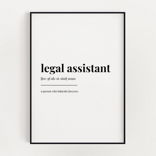 Legal Wall Art Etsy