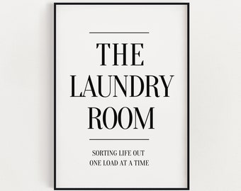 LAUNDRY ROOM PRINT, Laundry Room Sign, Laundry Room Art, Wall Art Print, Bathroom Prints, Wall Decor, Laundry Room Decor, Utility Room Print