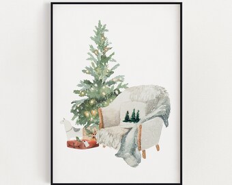 CHRISTMAS WALL ART |  Printable Art | Wall Decor | Digital Wall Art | Printable Art | Digital Download