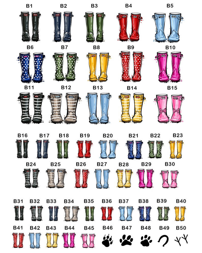 Name Patterns Boot Personalized Family Print Wall Art Home Décor - Custom Family Print ...