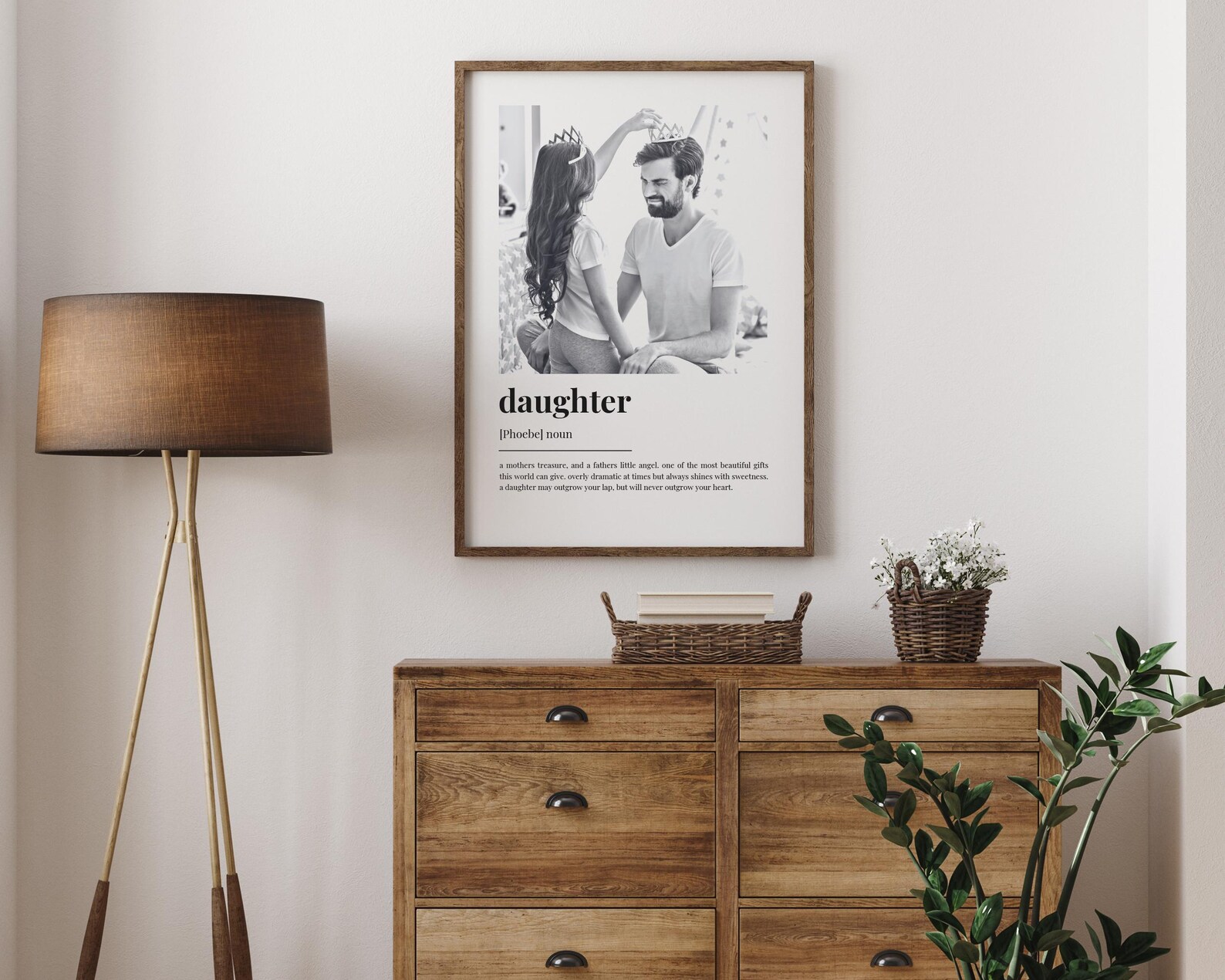 PERSONALISED DAUGHTER DEFINITION Print, Wall Art Print, Daughter Gift ...