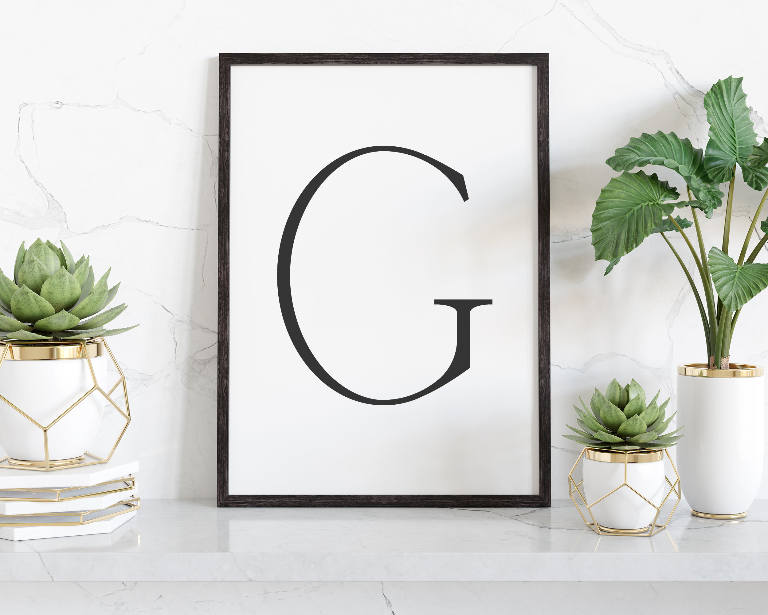 LETTER G PRINT Letter G Wall Decor Letter G Sign Nursery Etsy