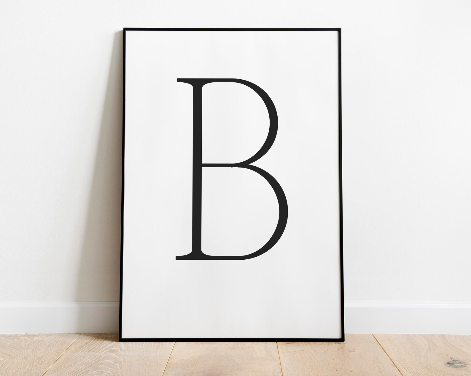 LETTER B PRINT Letter B Wall Decor Letter B Sign Wall Art Etsy UK
