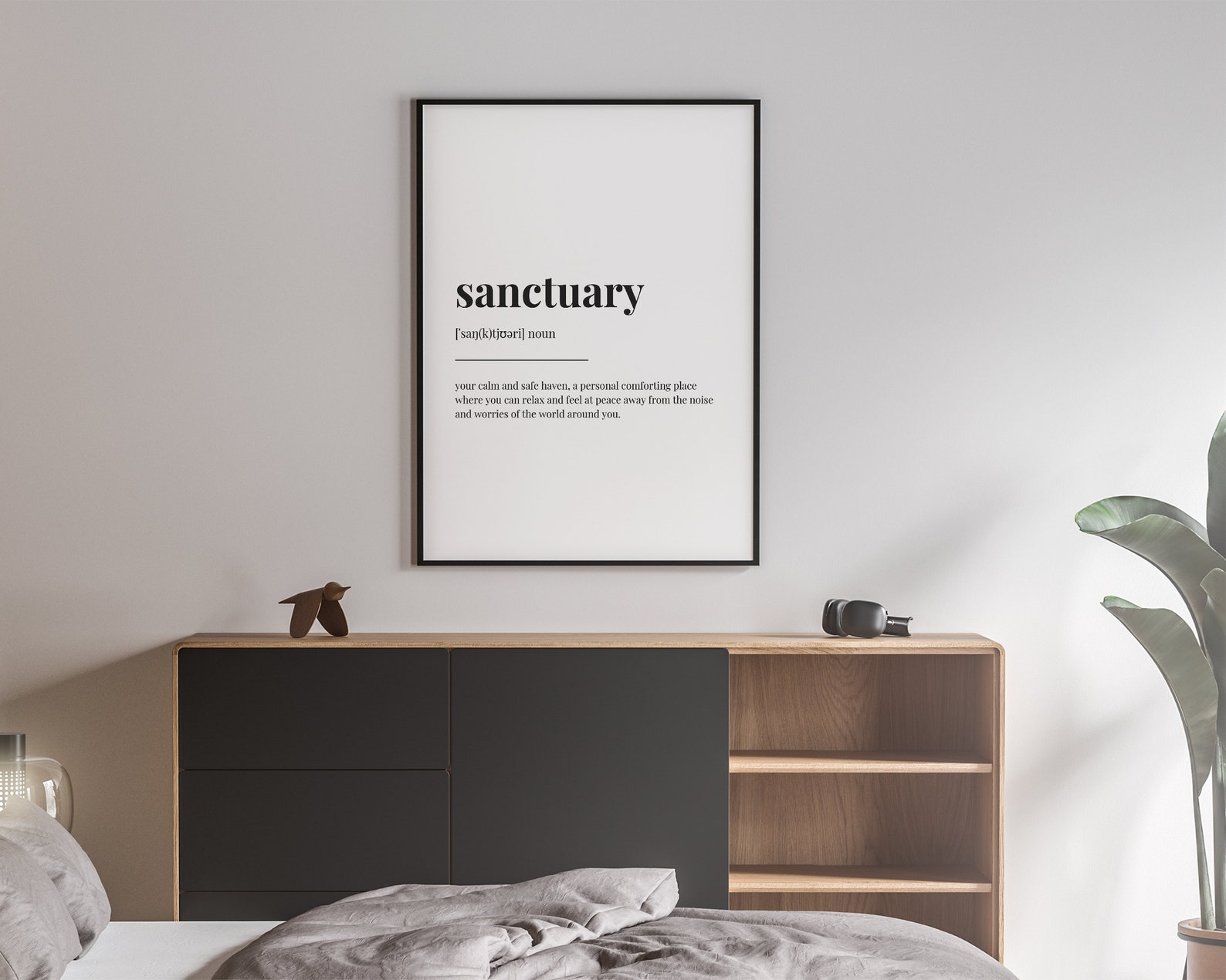 SANCTUARY DEFINITION MEANING Printable Wall Art Home D cor Etsy