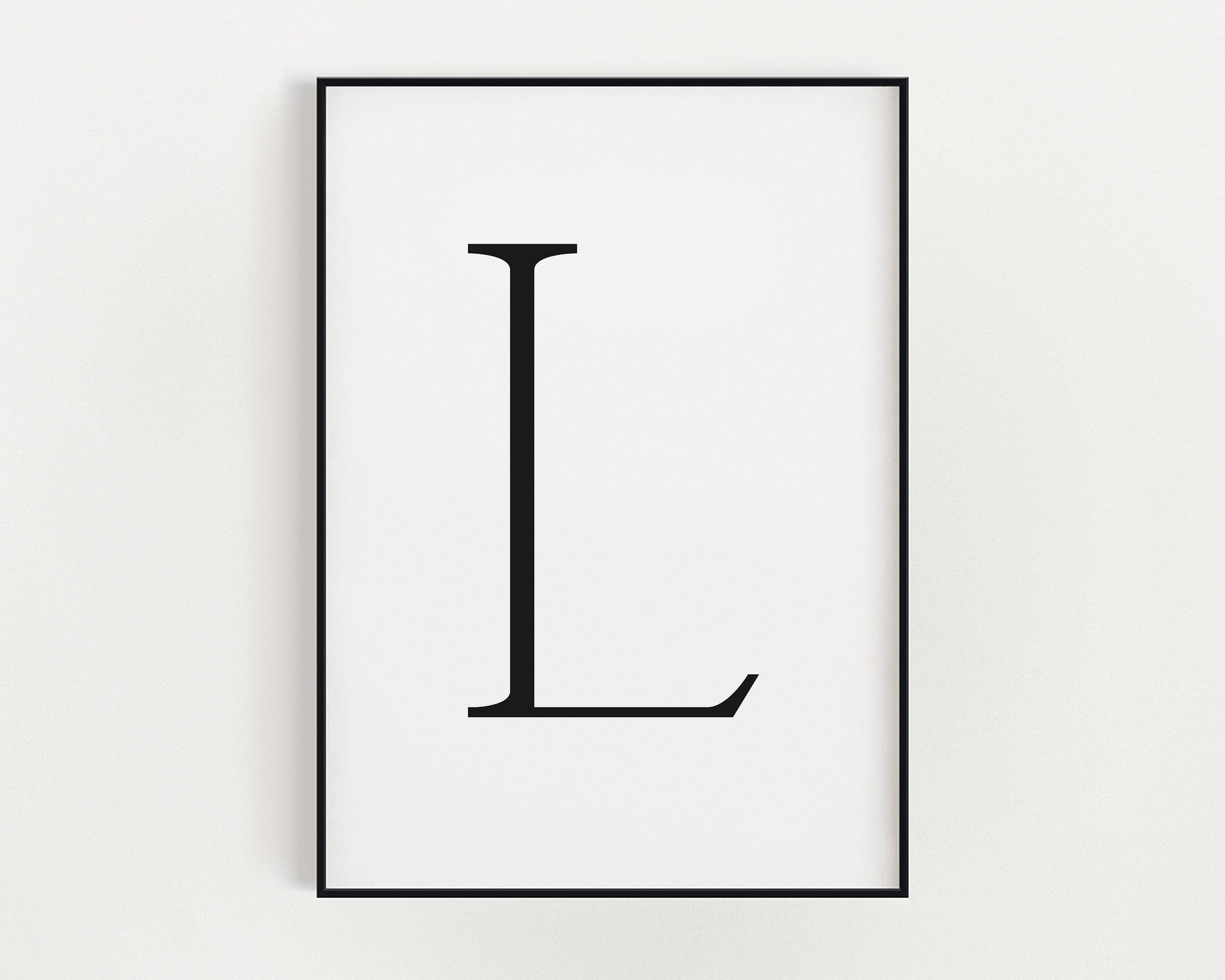 Gift Base Lettera L Is per Llamacorn Lino Copricuscino