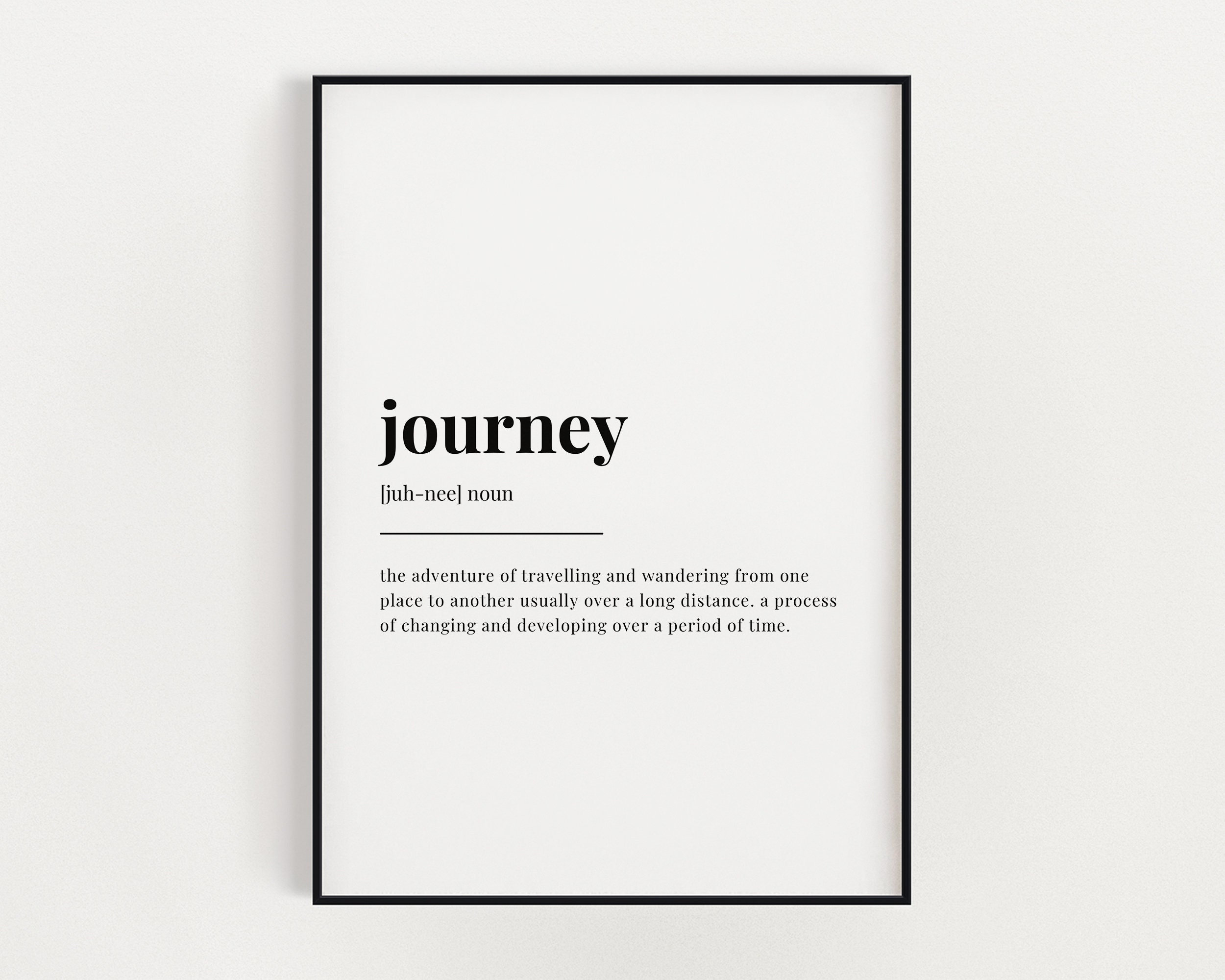 journey definition english