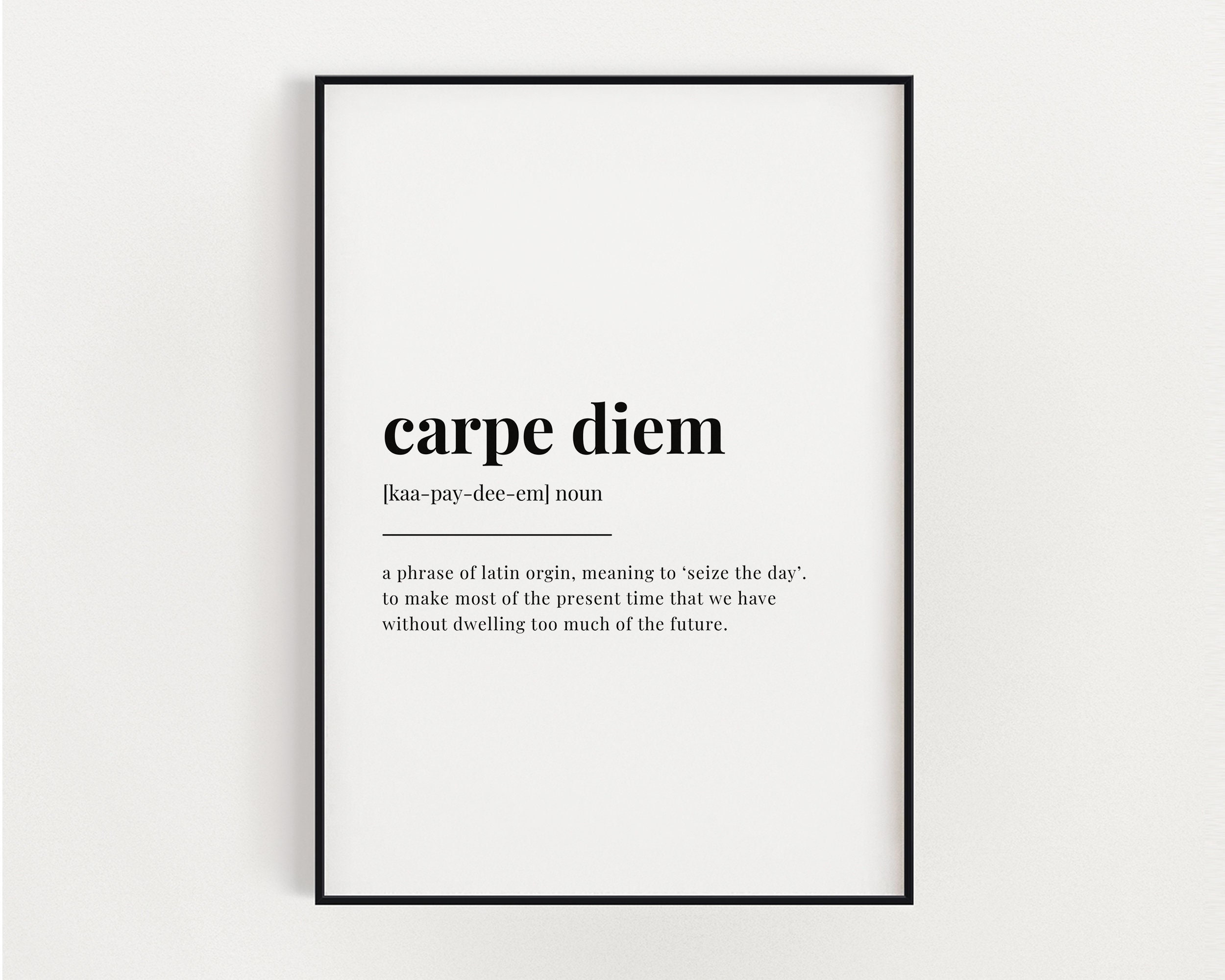 Carpe diem: significado e tradução em português - Significados