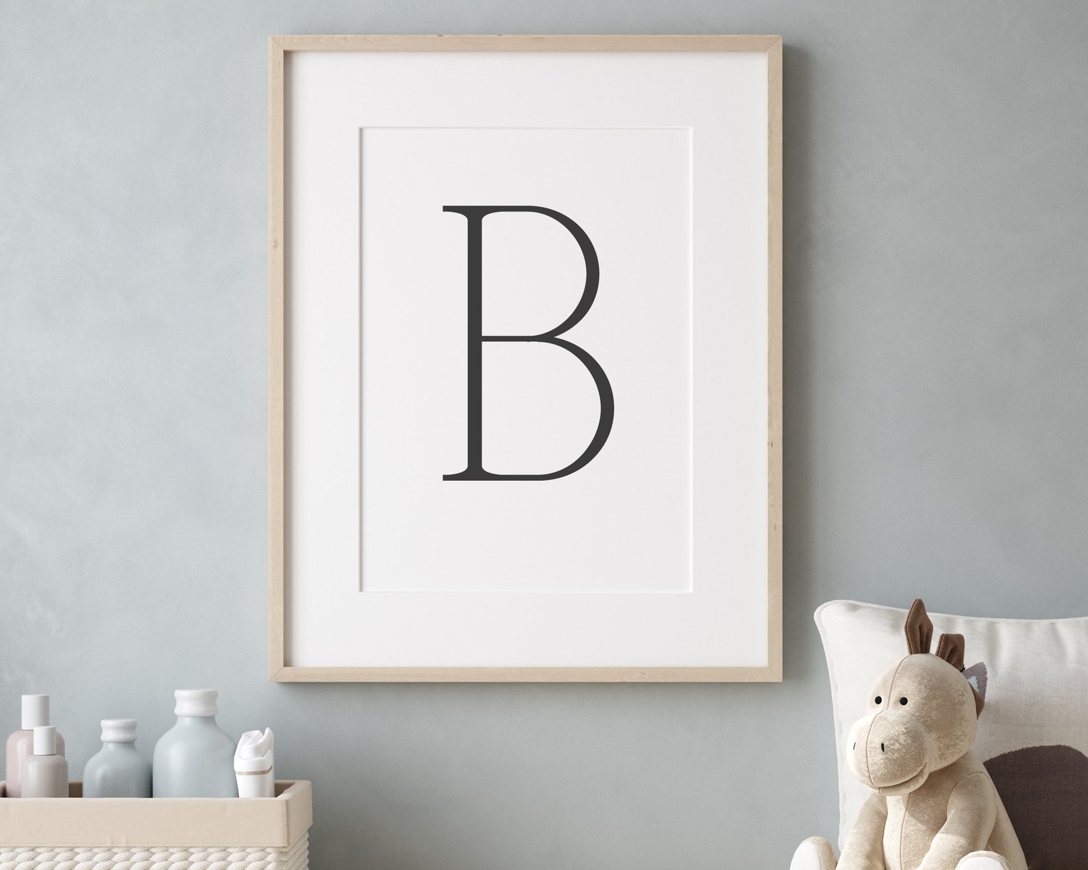 LETTER B PRINT Letter B Wall Decor Letter B Sign Wall Art Etsy UK