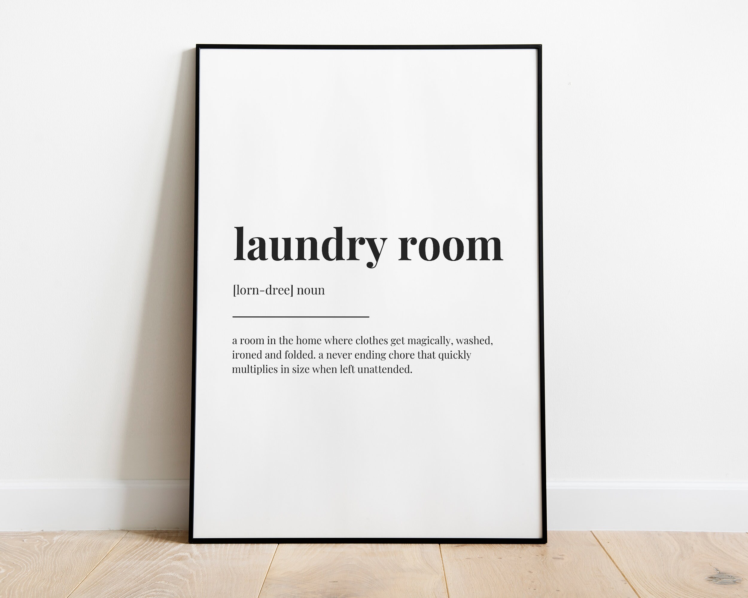 LAUNDRY ROOM DEFINITION Print Wall Art Print Laundry Print Etsy UK