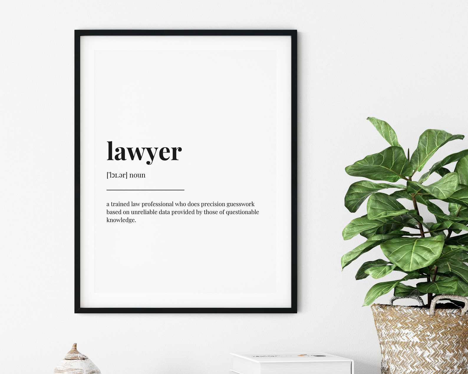LAWYER DEFINITION MEANING Printable Wall Art Lawyer Gift Etsy