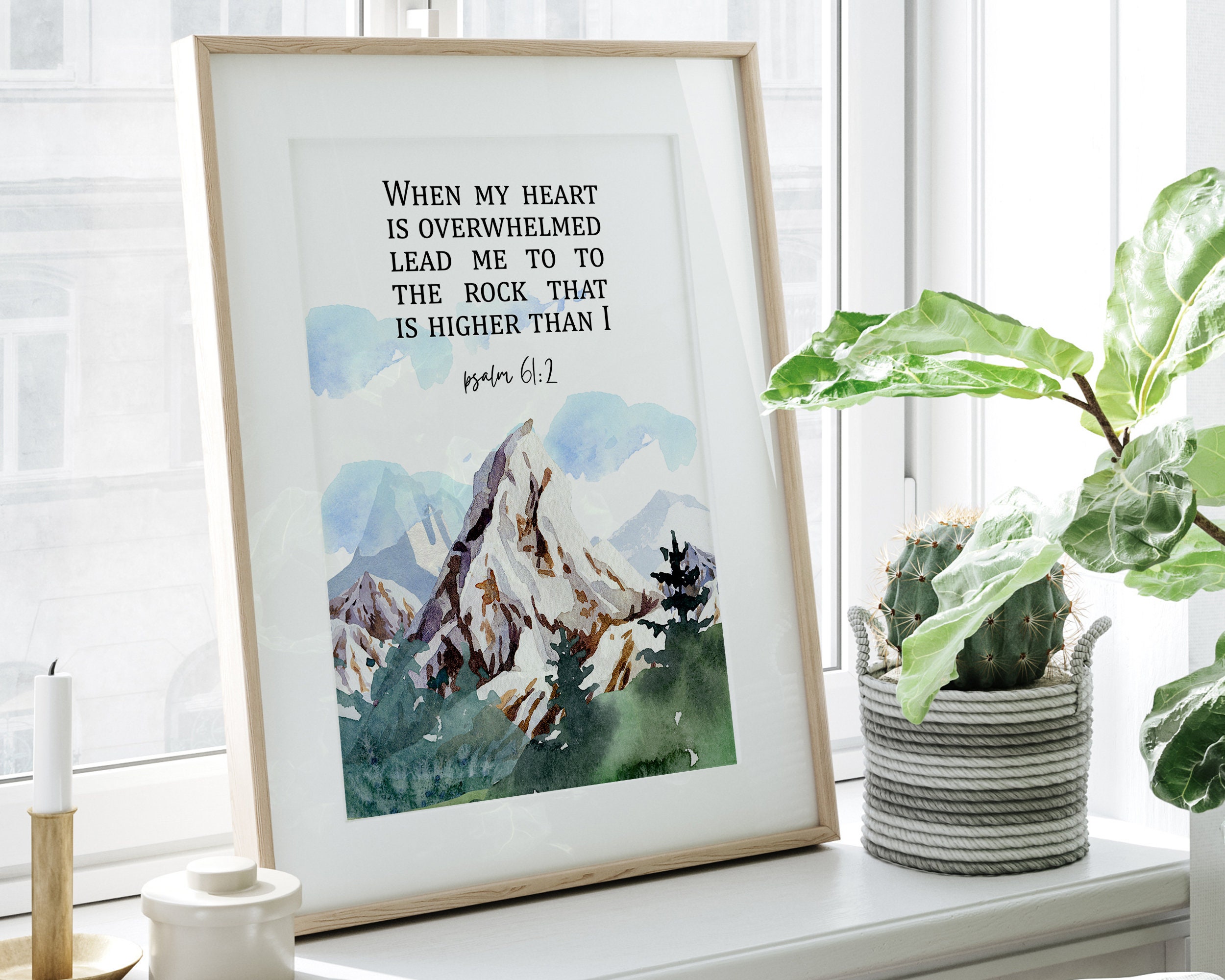 Bibbia Versi Stampe Cristiano Parete Arte Poster Acquerello Fiori Benedetto Tela Quadri Quadri Parete Decorazioni Per Soggiorno Stanza Casa Stanza Decorazioni Senza Cornice 30×40cm×3 Pezzi