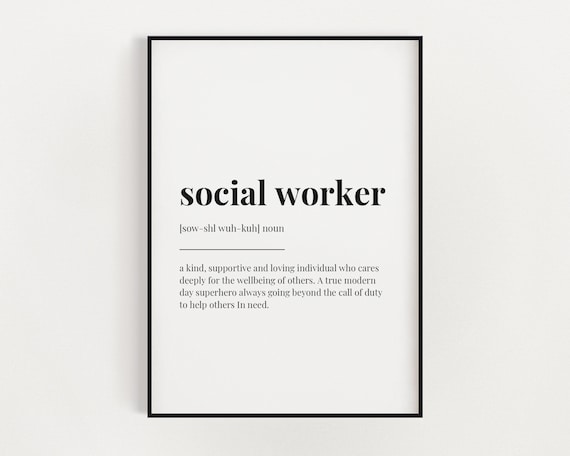 SOCIAL WORKER DEFINITION Print Wall Art Print Definition Etsy social-worker-definition-print-wall-art-print-definition-etsy