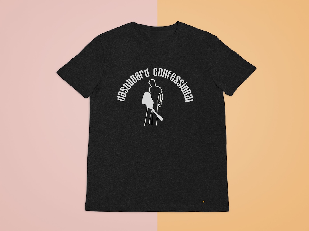 Dashboard Confessional Logo Black Tee Shirt Clothing Size Etsy