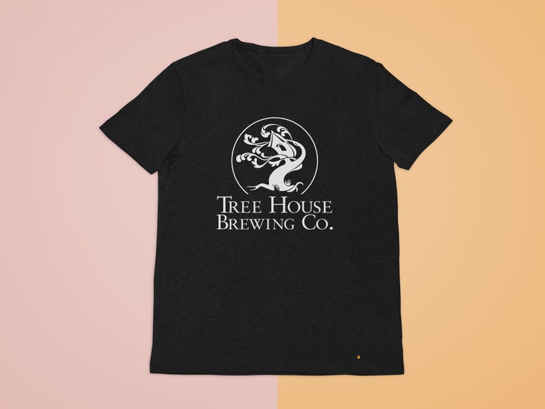 Beer Tree House Brewing Logo Black Tee Shirt Clothing Size S4XL Etsy