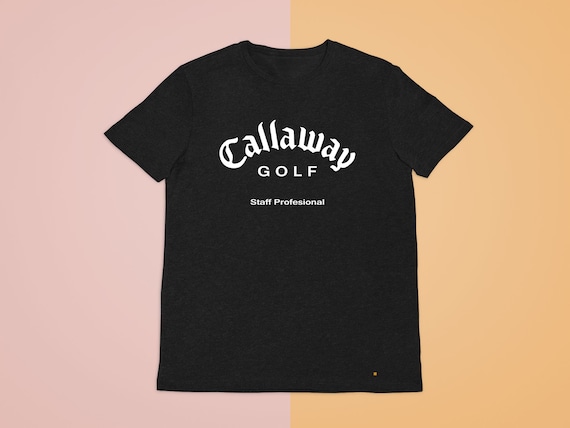 Callaway Golf Personal Profesional Logo camiseta negra ropa - Etsy España