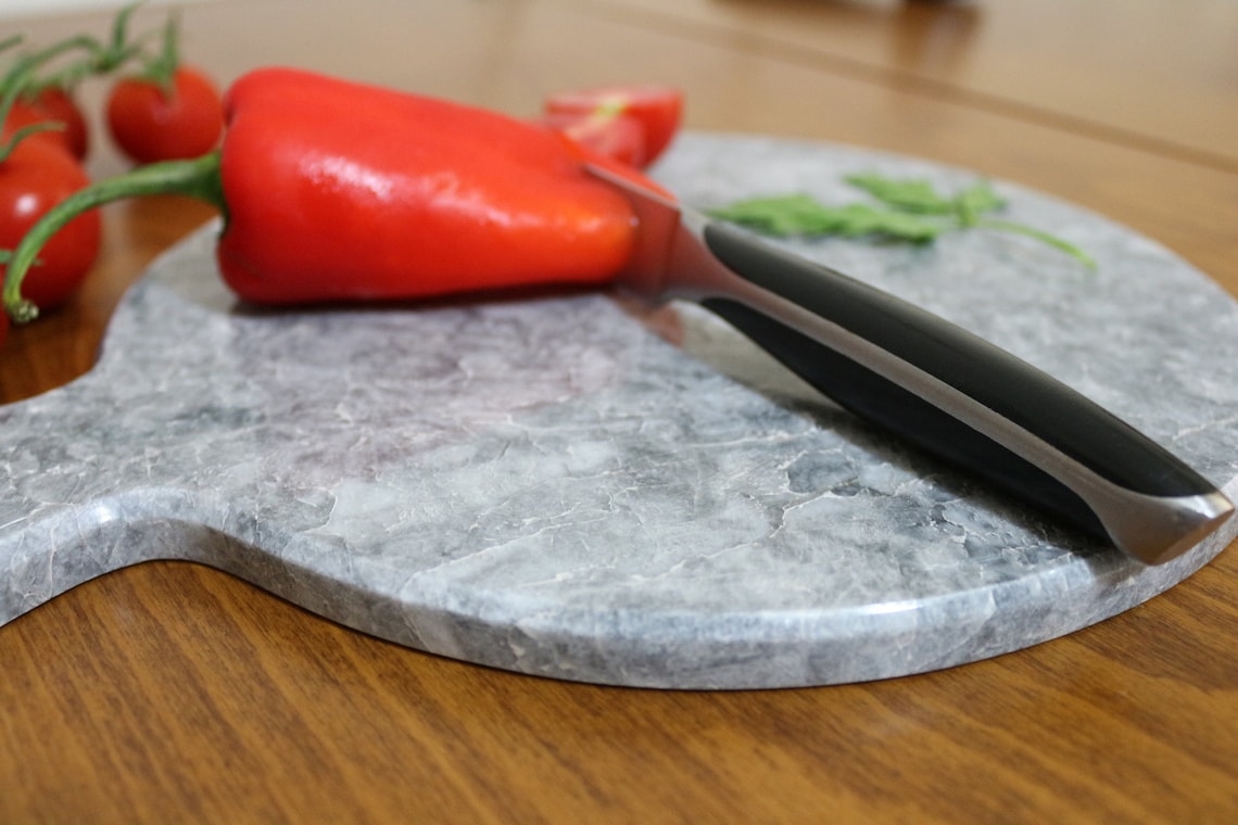 Marble Cutting Board Marble Kitchen Decor Cheese Serving Plate Etsy