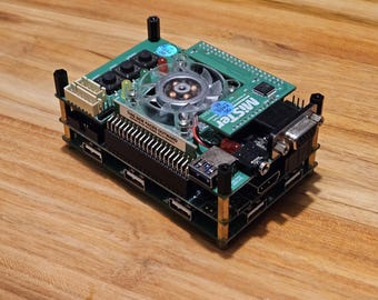thumbnail image 2 of MiSTer FPGA Shadow Grey Perspex Case For Analog IO Board And USB Hub 2 of 4