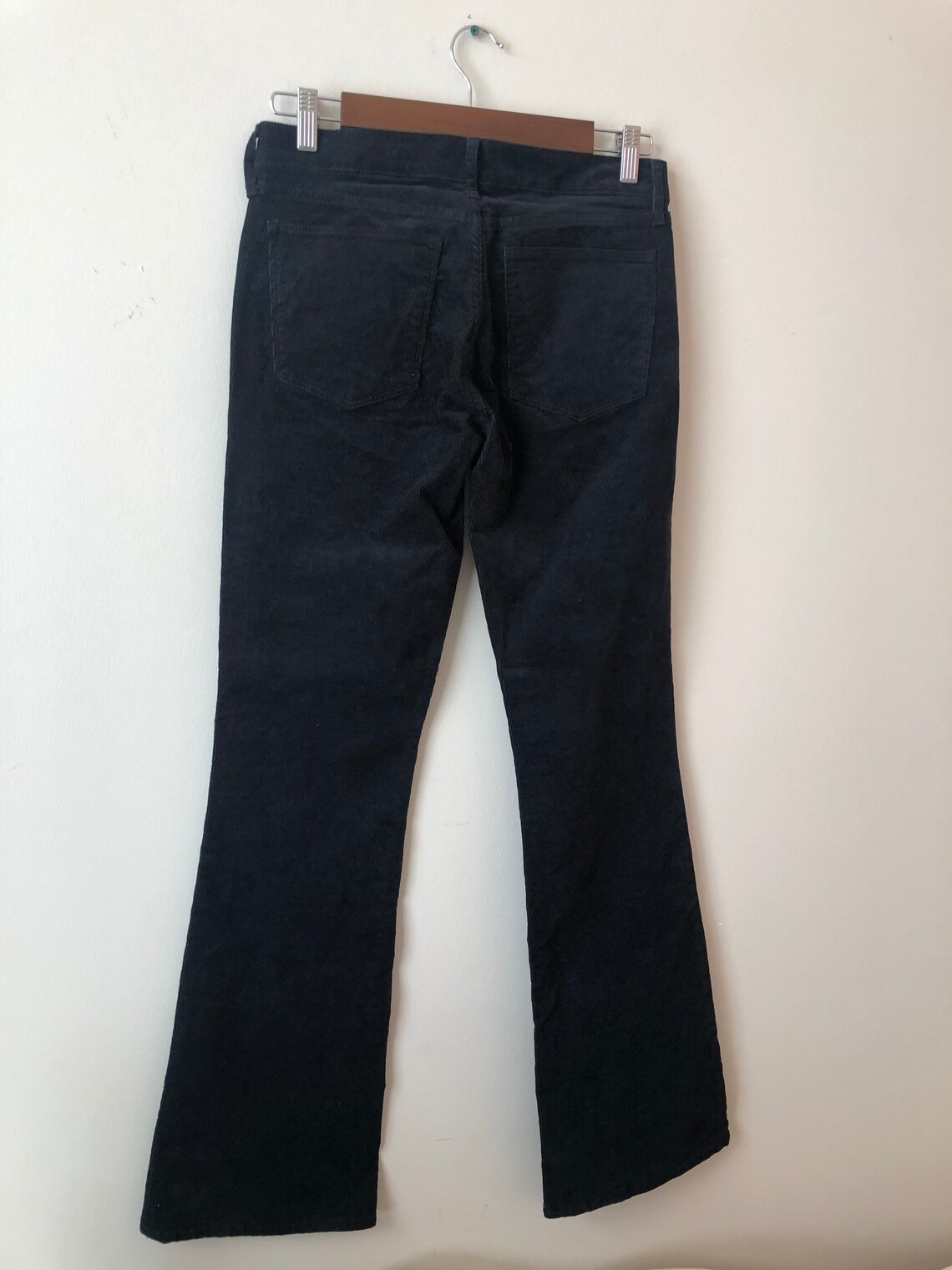 Gap corduroy flare pants: waist 27 / black wide leg bootcut | Etsy