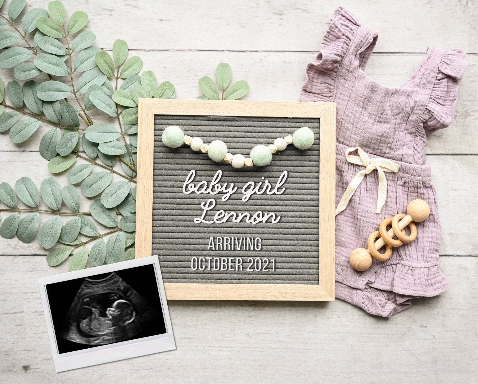 Edit Yourself Baby Announcement Letter Board It's a Etsy