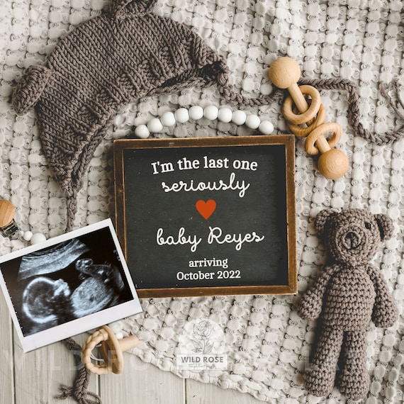 Pregnancy Announcement for Social Media, Edit-yourself Birth
