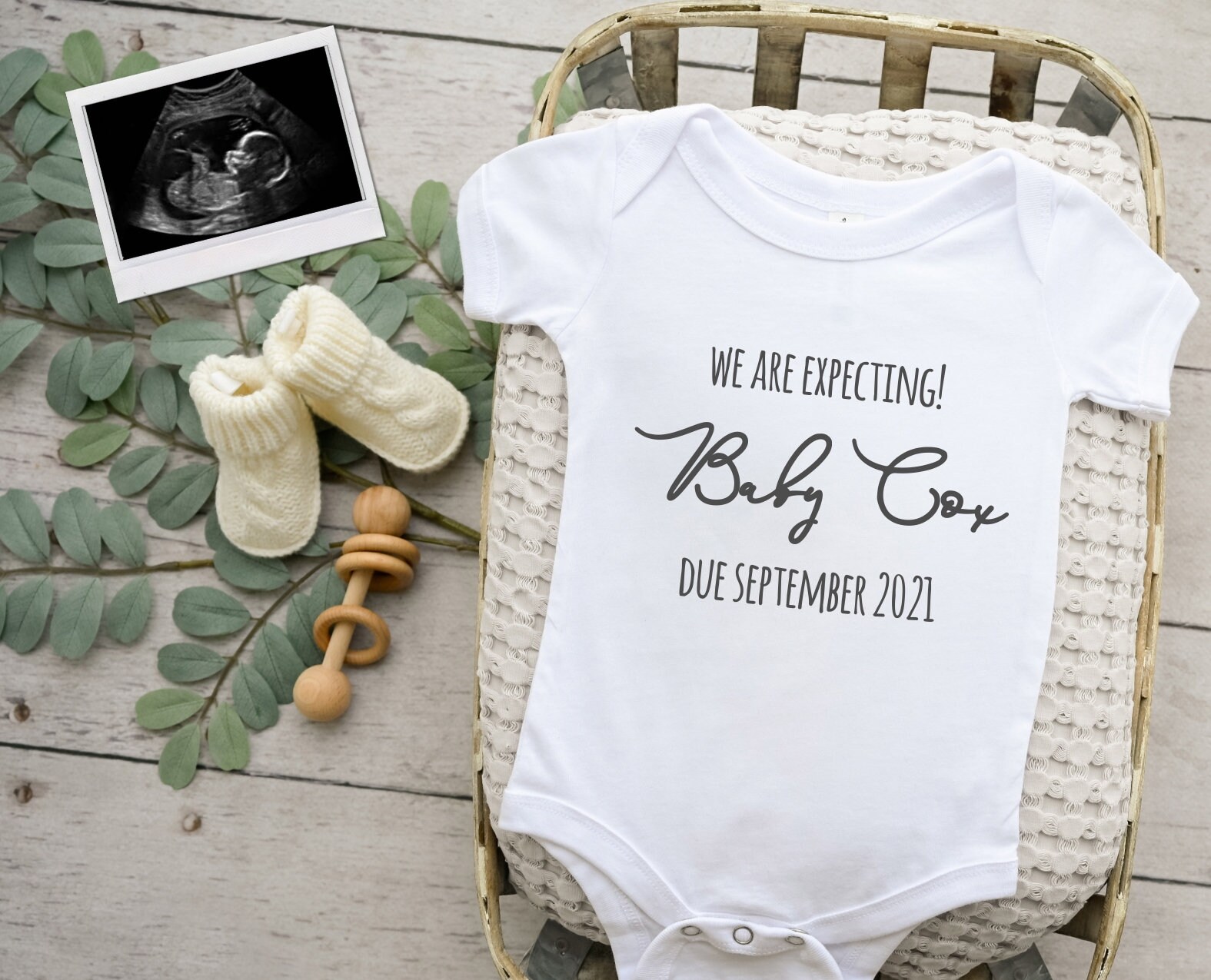 Neutral Pregnancy Announcement Edit Yourself Birth Announcement Editable Social Media Pregnancy Announcement Custom Baby Announcement