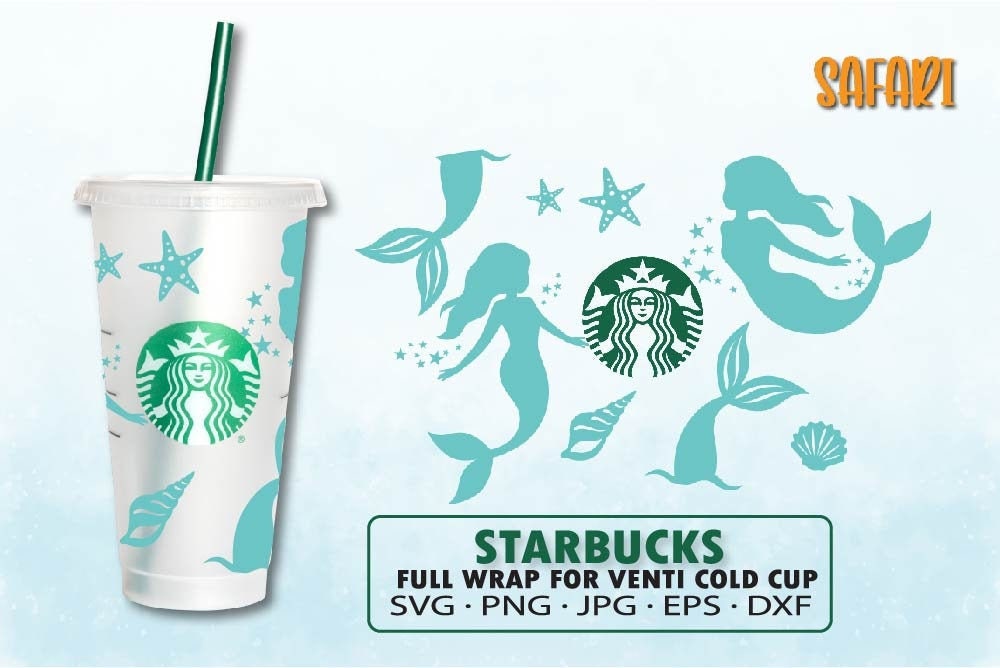 Free Free 258 Little Mermaid Starbucks Cup Svg SVG PNG EPS DXF File