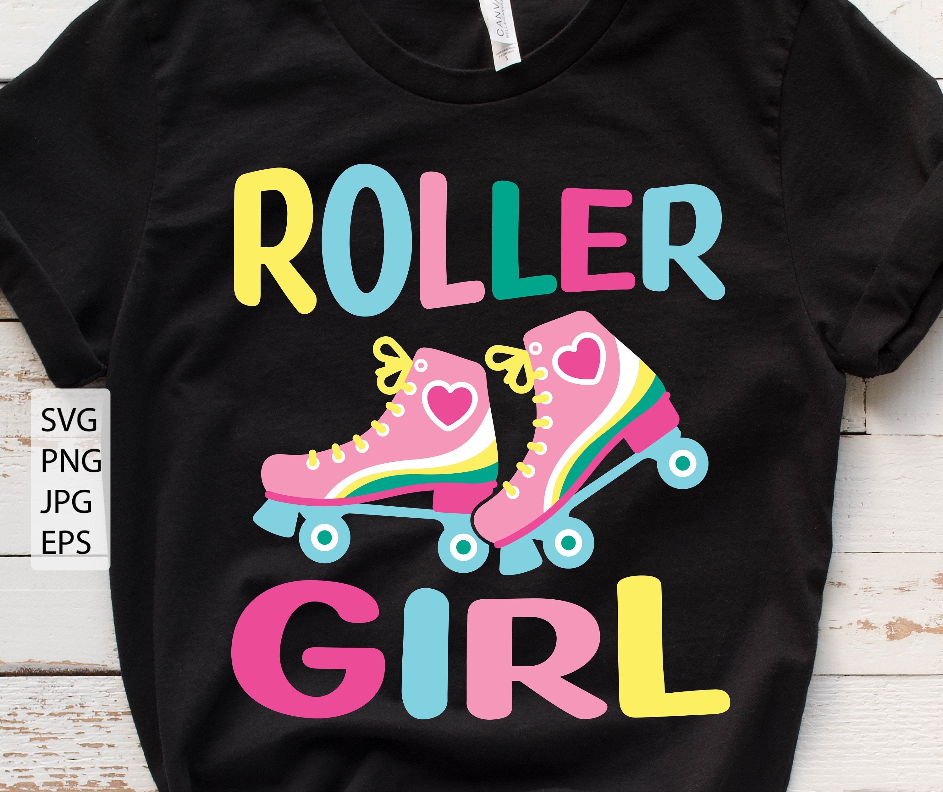 Roller Girl Svg Roller Skates Svg Skating Birthday Svg Etsy