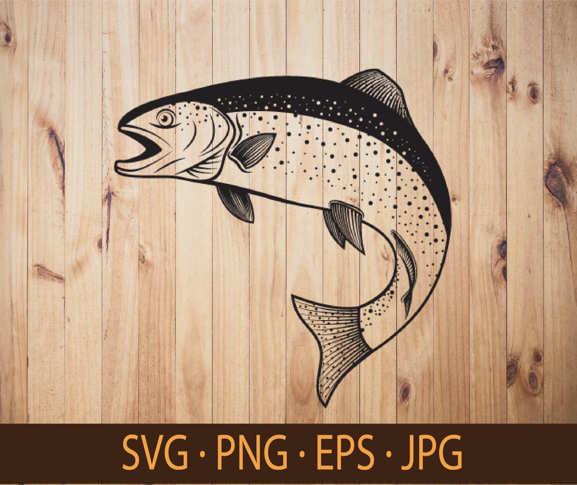 Download 4 Trout Bundle svg Rainbow Trout svg Fishing svg Fishing | Etsy