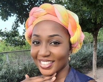 Rosemade 17 Solid Colors Women Head Wrap Hair Scarf Turban Soft Stretch Tie African Hijab Headwear Knit Jersey headwrap