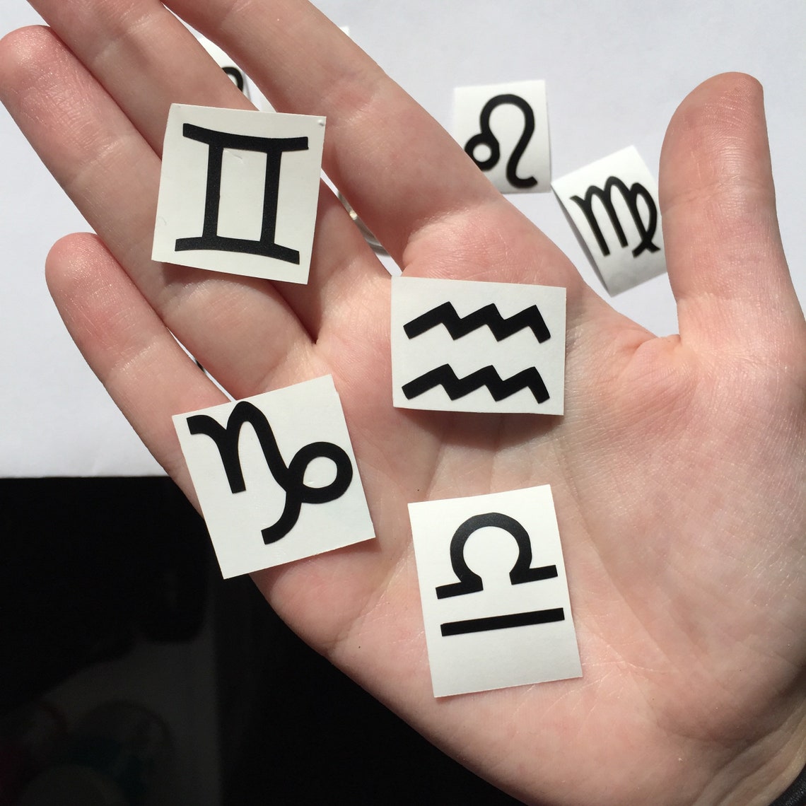 12 Piece Set of Zodiac Stickers Etsy