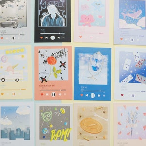 Mini Kpop Art Prints | BTS | Skz | Ateez | Seventeen | Oneus
