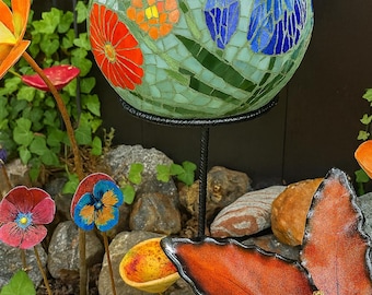 Soporte de bola de observación resistente: soporte de globo con adorno de varilla de refuerzo - Altura y color personalizables