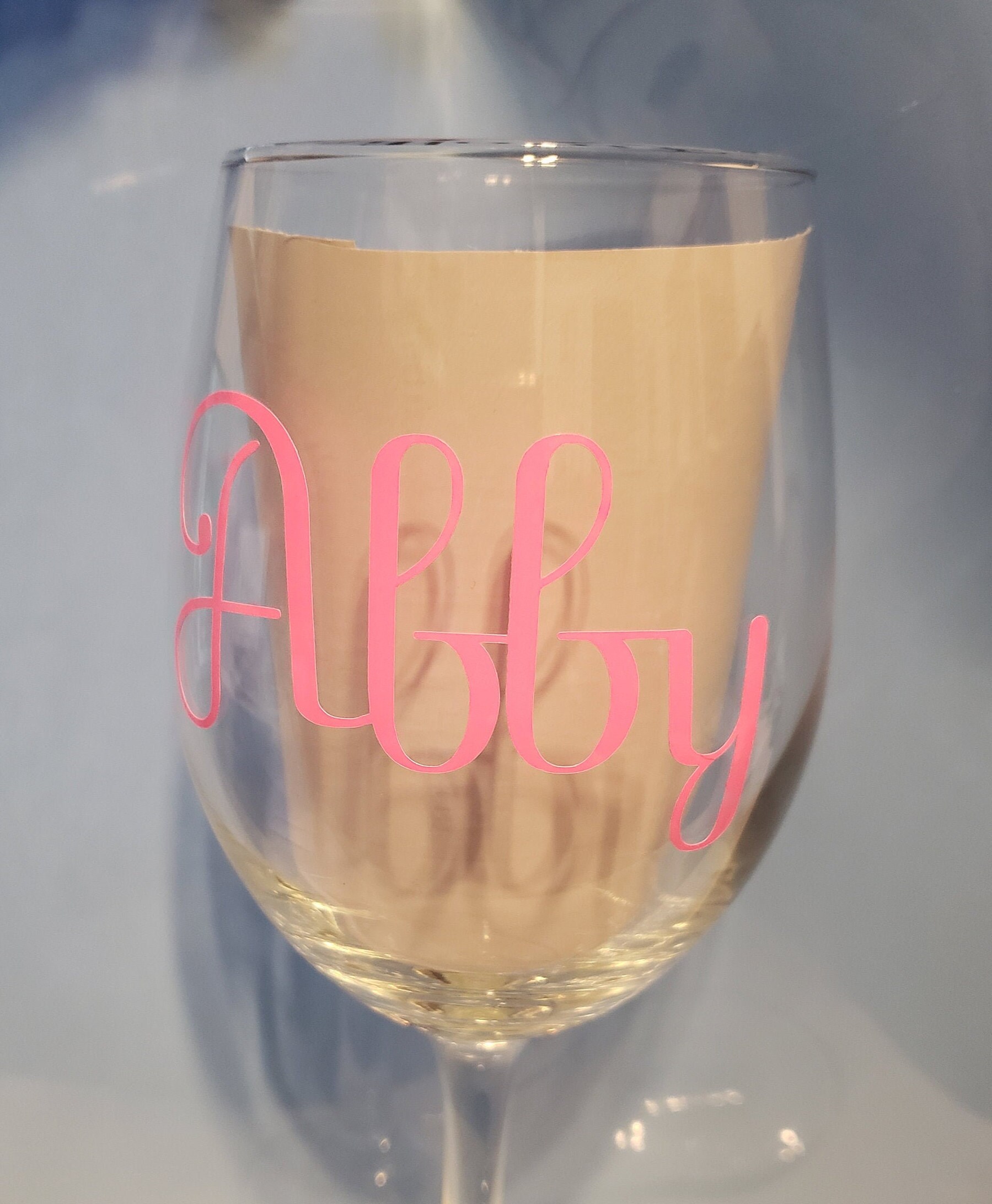 Finally 21 Wine Glass with Name Etsy