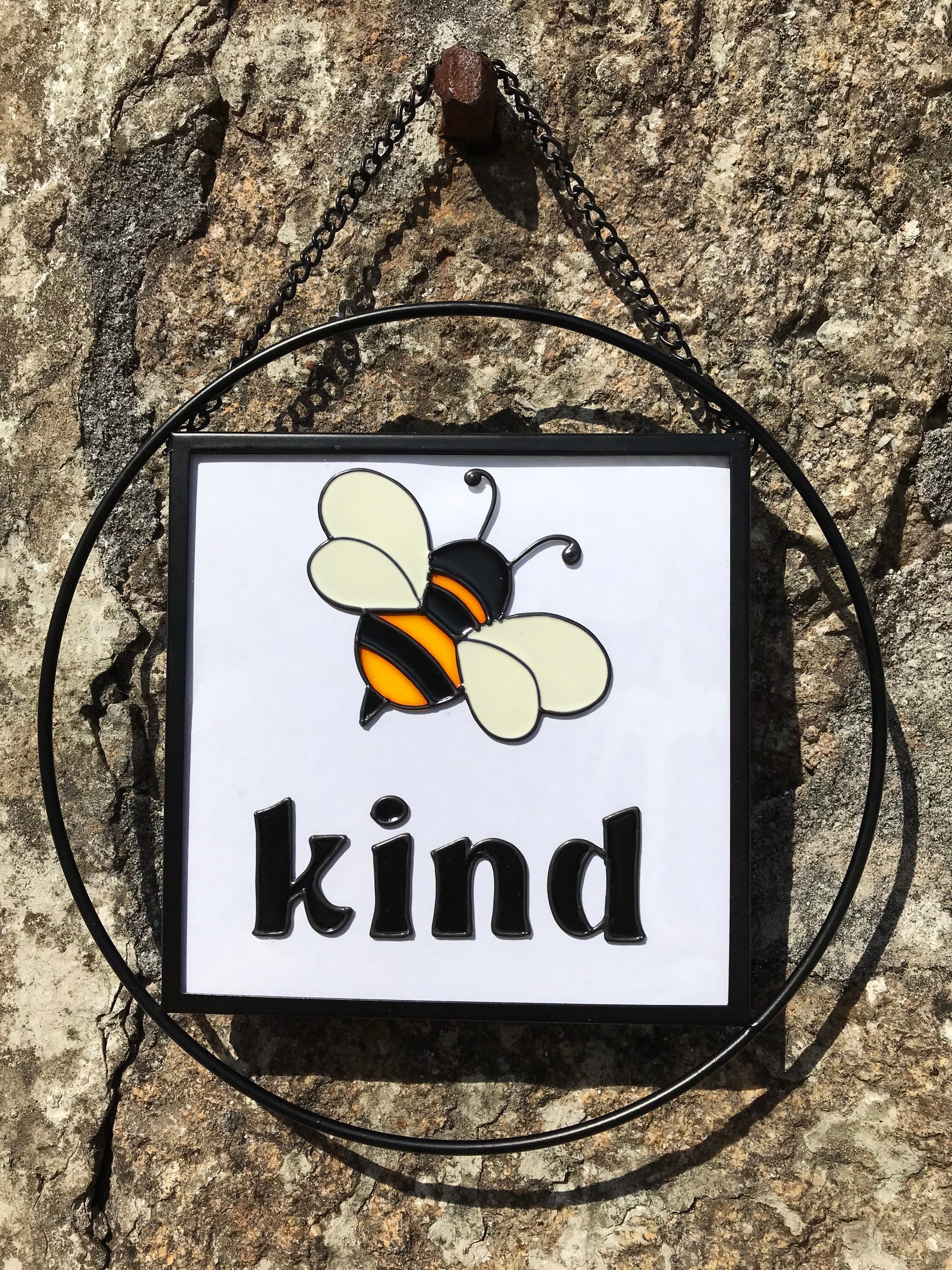 Hand painted bee picture hanging frames bumble bee bee Etsy