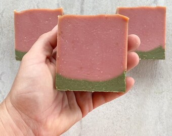 Watermelon- Homemade Soap, Handmade Soap, Natural Soap, Palm Free Soap, Cold Process Soap