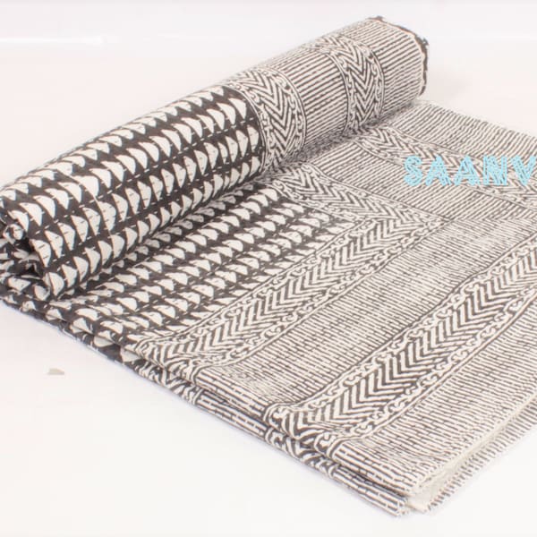 Black and White King Size Blanket Etsy