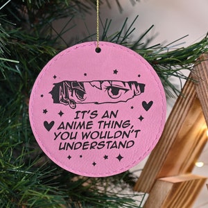 Ornement anime pour décoration de Noël ou cadeaux personnalisés pour amateur de dessins animés