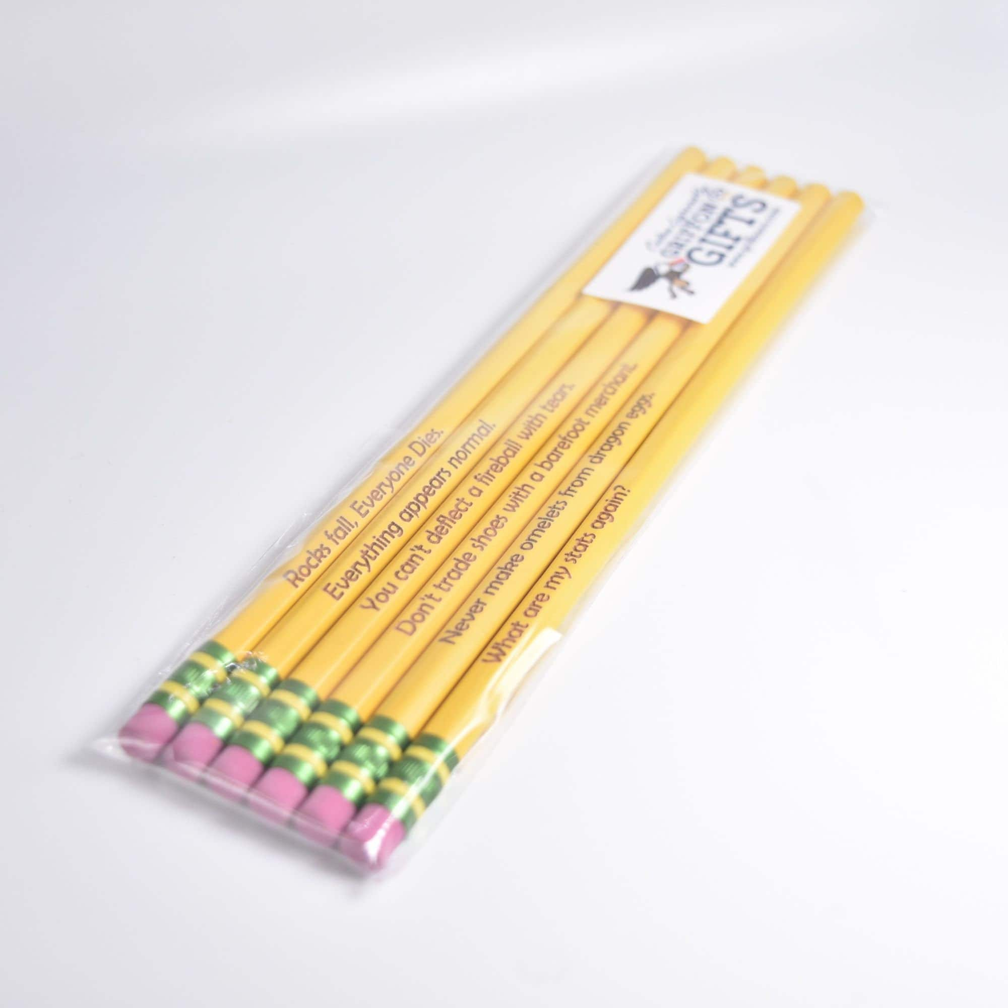 Jumbo Pencils Set of 6, Kindergarten Pencil Set, My First Round