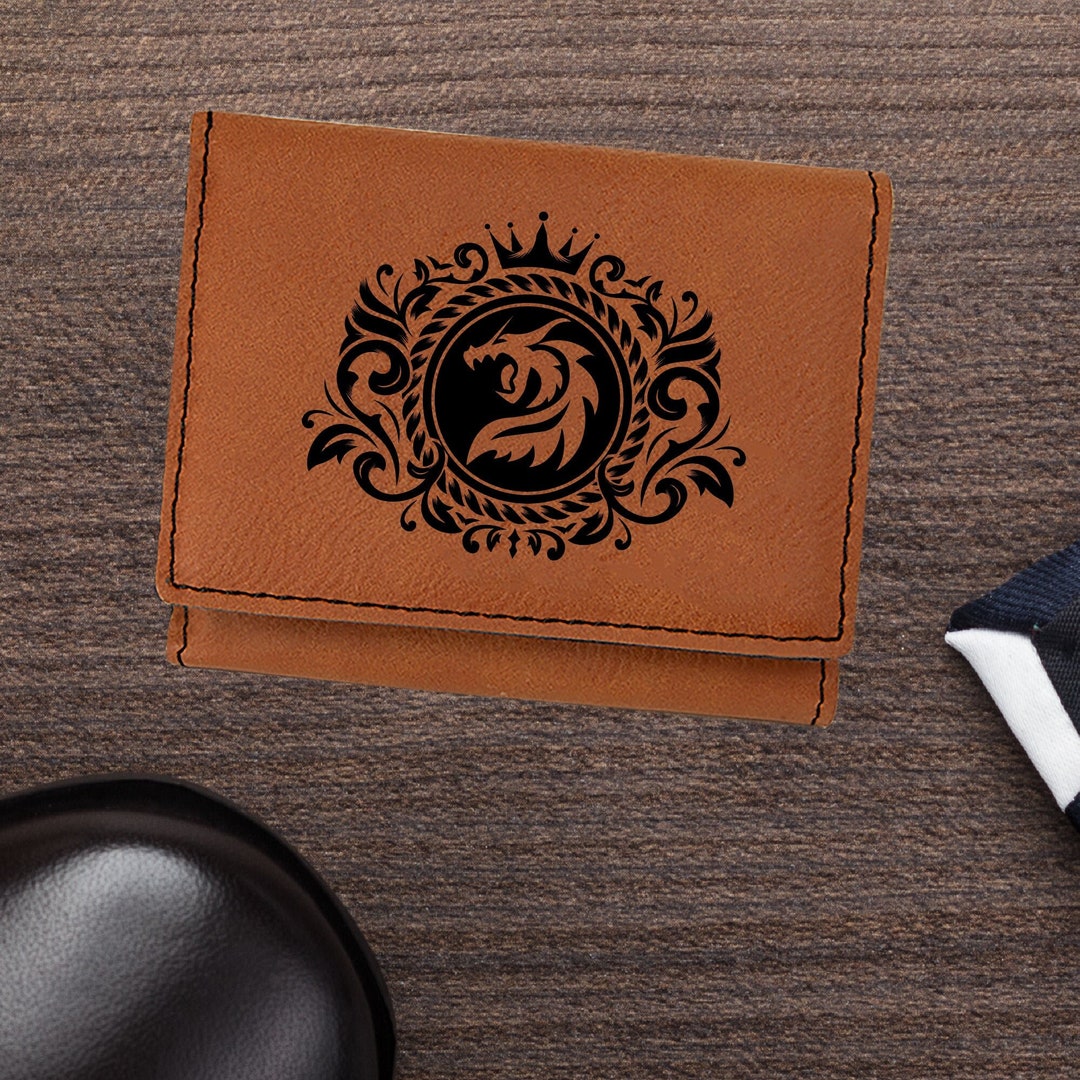 Dragon Emblem Trifold Wallet is an Excellent Stocking Stuffer or Father