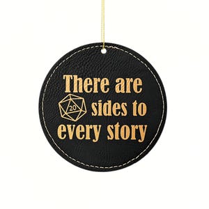 Personalized dnd ornament 20 sides polyhedral dice gifts for dnd player or dungeon master gift