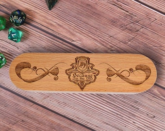 Dungeon Master Gift wooden magnetic dice storage box for dnd accessories