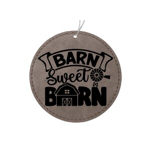 Personalized Sweet Barn Ornament for Farmhouse Decor or Farmer Christmas Gifts