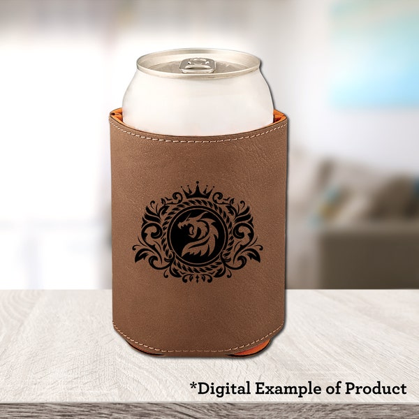 DND Gift Dragon Emblem Insulated Beverage Holder Dungeons and Dragons Gift - DND gift for him