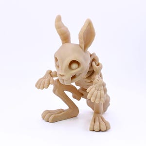 Squelette d'animal, lapin, jouets de bureau agités pour bas de Noël